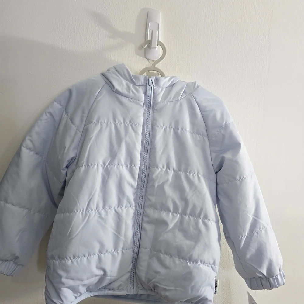 Carter's Soft Blue Quilted Jacket